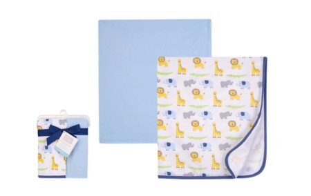 حرام بيبي قطني متشابك قطعتين