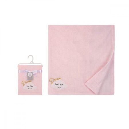 حرام صيفي قماشة الوافل باللون الازرق والزهري