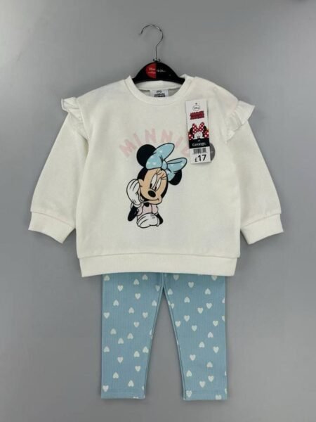 طقم ديزني ميني ماوس ازرق