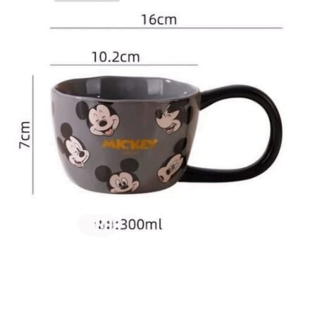 كوب ميكي ماوس اسود وسكني